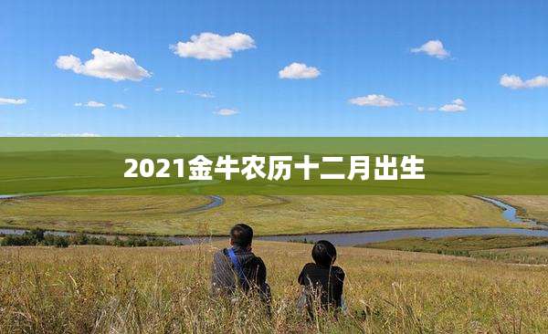 2021金牛农历十二月出生