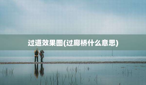 过道效果图(过廊桥什么意思)