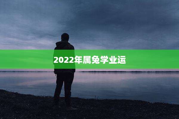 2022年属兔学业运