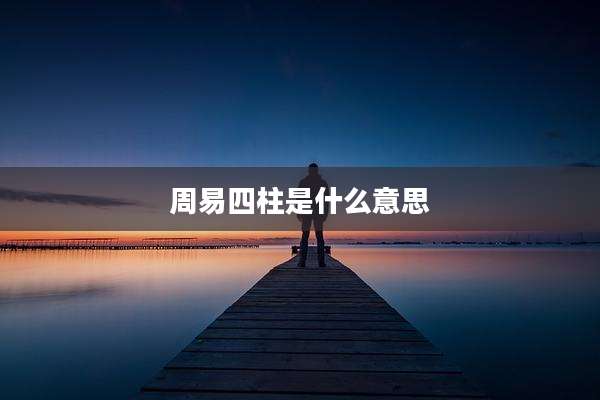 周易四柱是什么意思