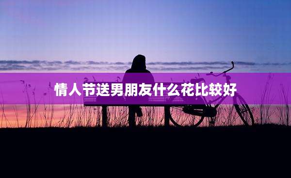 情人节送男朋友什么花比较好