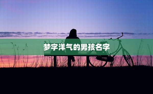 梦字洋气的男孩名字