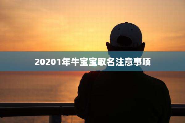20201年牛宝宝取名注意事项