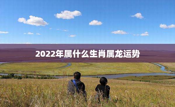 2022年属什么生肖属龙运势