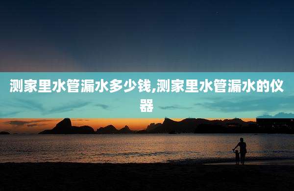测家里水管漏水多少钱,测家里水管漏水的仪器