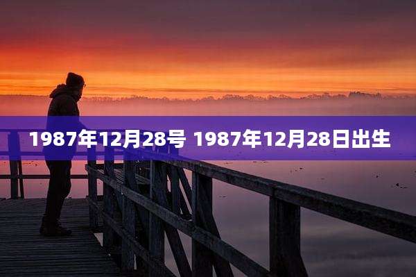 1987年12月28号 1987年12月28日出生