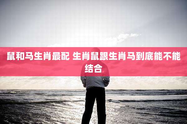 鼠和马生肖最配 生肖鼠跟生肖马到底能不能结合