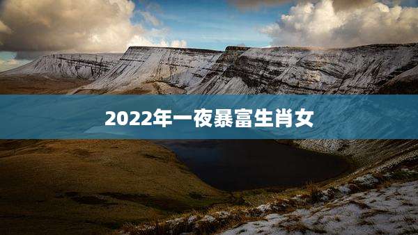 2022年一夜暴富生肖女