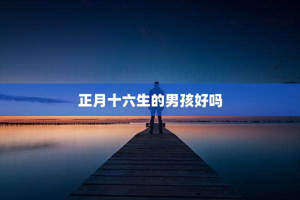 正月十六生的男孩好吗