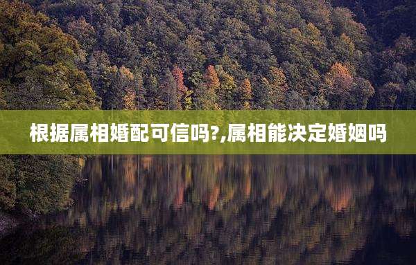 根据属相婚配可信吗?,属相能决定婚姻吗