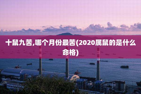 十鼠九苦,哪个月份最苦(2020属鼠的是什么命格)