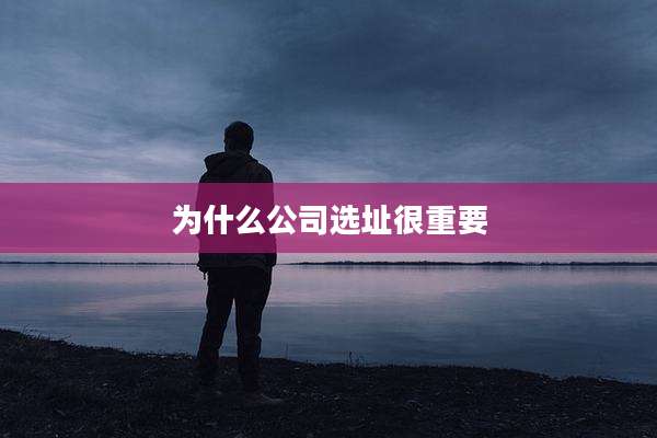 为什么公司选址很重要