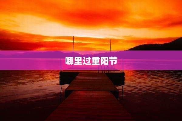 哪里过重阳节