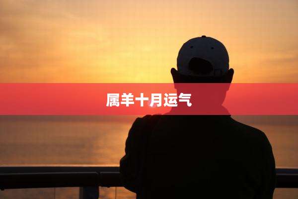 属羊十月运气