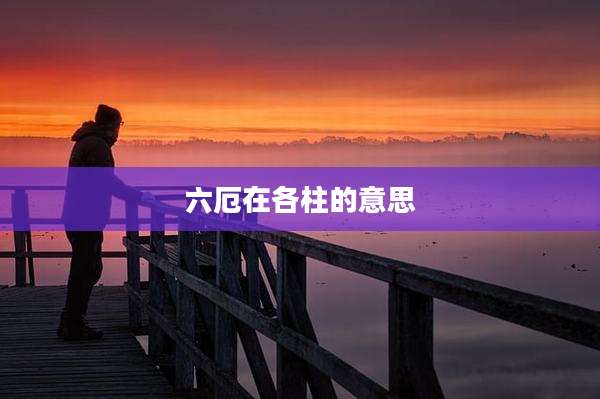 六厄在各柱的意思