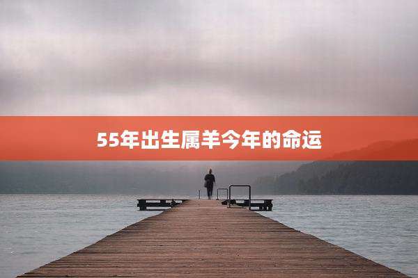 55年出生属羊今年的命运