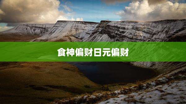 食神偏财日元偏财