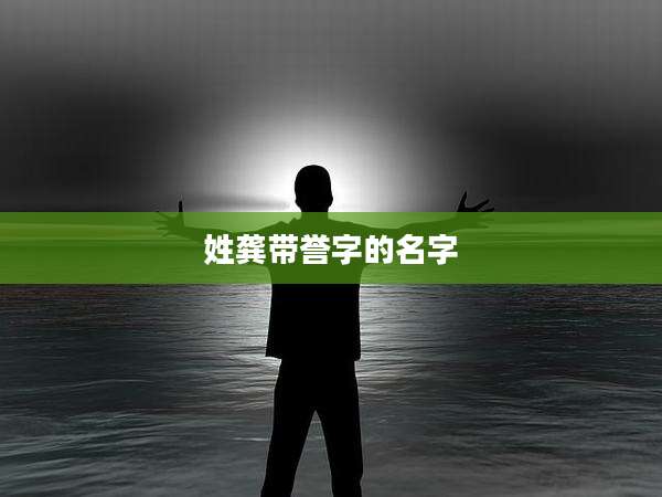 姓龚带誉字的名字