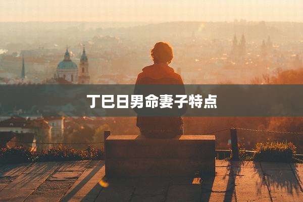 丁巳日男命妻子特点
