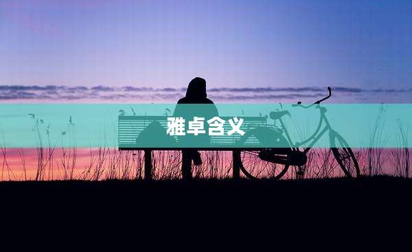 雅卓含义
