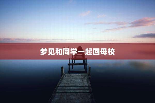 梦见和同学一起回母校