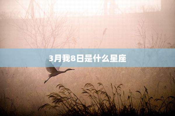 3月我8日是什么星座