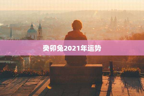 癸卯兔2021年运势