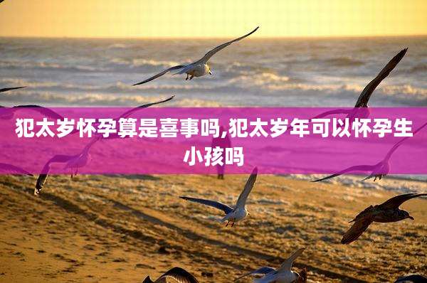 犯太岁怀孕算是喜事吗,犯太岁年可以怀孕生小孩吗