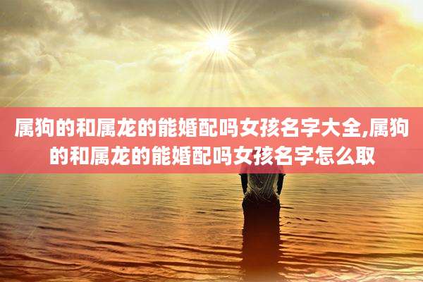 属狗的和属龙的能婚配吗女孩名字大全,属狗的和属龙的能婚配吗女孩名字怎么取