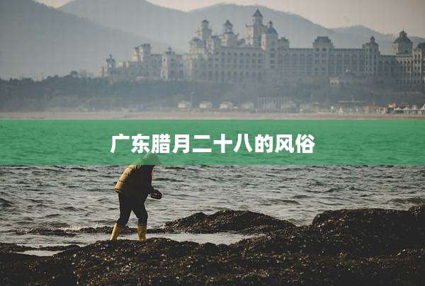 广东腊月二十八的风俗