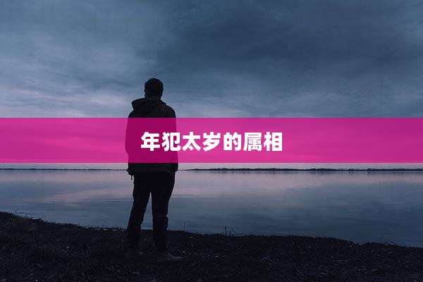 年犯太岁的属相