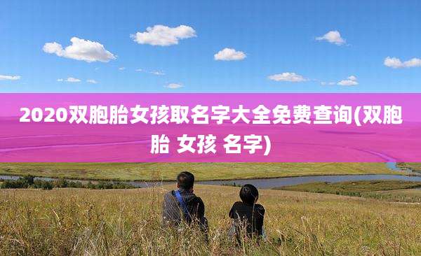 2020双胞胎女孩取名字大全免费查询(双胞胎 女孩 名字)