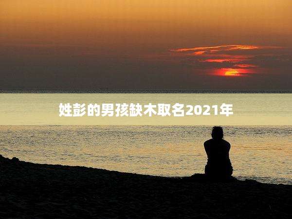 姓彭的男孩缺木取名2021年