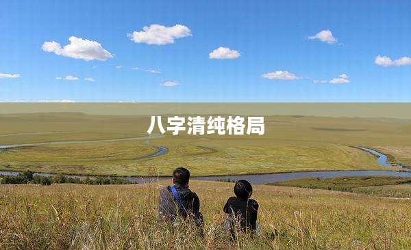 八字清纯格局