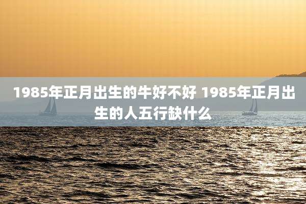 1985年正月出生的牛好不好 1985年正月出生的人五行缺什么