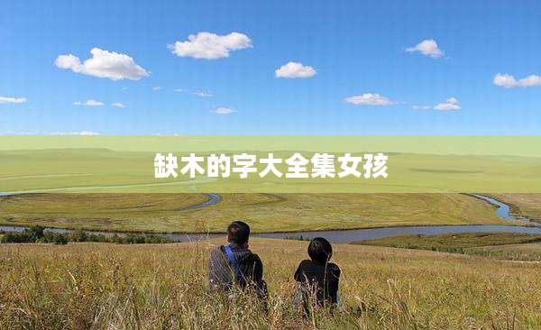 缺木的字大全集女孩