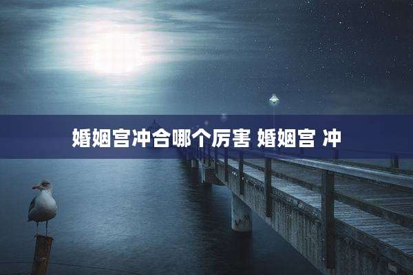 婚姻宫冲合哪个厉害 婚姻宫 冲