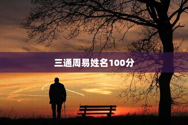 三通周易姓名100分