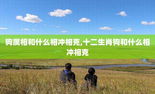 狗属相和什么相冲相克,十二生肖狗和什么相冲相克