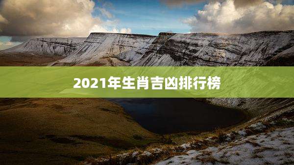 2021年生肖吉凶排行榜