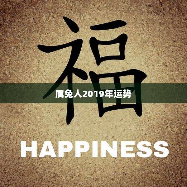 属兔人2019年运势