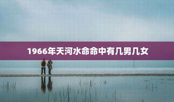 1966年天河水命命中有几男几女