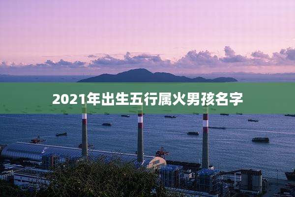 2021年出生五行属火男孩名字