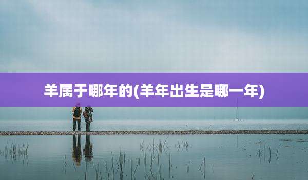 羊属于哪年的(羊年出生是哪一年)