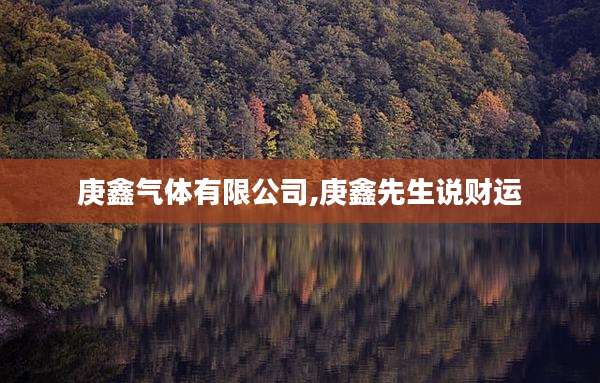 庚鑫气体有限公司,庚鑫先生说财运