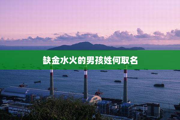 缺金水火的男孩姓何取名