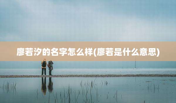 廖若汐的名字怎么样(廖若是什么意思)