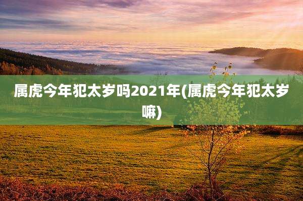 属虎今年犯太岁吗2021年(属虎今年犯太岁嘛)
