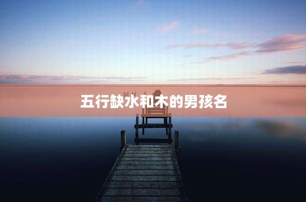 五行缺水和木的男孩名