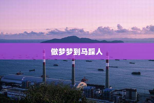 做梦梦到马踩人